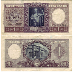 Argentina 1 Peso 1947