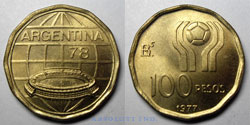 Argentina 100 pesos 1978