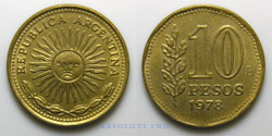 ntina 10 Pesos 1978