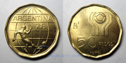 Argentina 50 pesos 1978