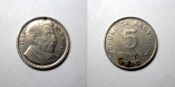 Argentina 5 centavos 1953