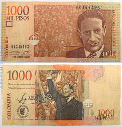 Billete 1000 Pesos 2007