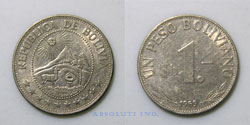 Bolivia 1 peso 1969