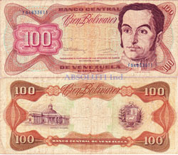 Venezuela 100 Bolivares 1992