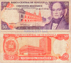 Venezuela 50 Bolivares 1992