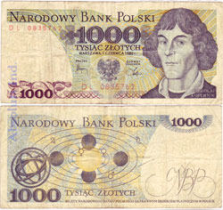 Polonia 1000  Zlotych 1982