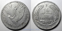 Chile 10 pesos 1958