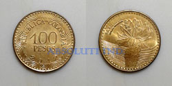 Colombia 100 Pesos 2012