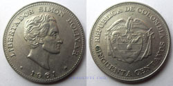 50 centavos 1961