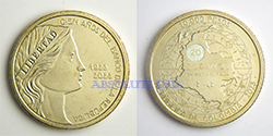 Colombia 20.000 pesos - 100 a&ntilde;os Banco de la Republica