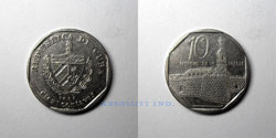 Cuba 10 centavos 1999