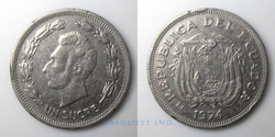 Ecuador 1 Sucre 1974