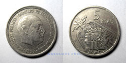 España 5 Pesetas 1957