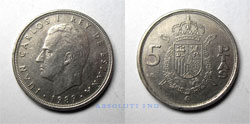 España 5 Pesetas 1989