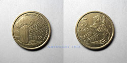 España 5 Pesetas 1997