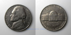 Estados Unidos 5 centavos 1975D