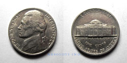 Estados Unidos 5 centavos 1984