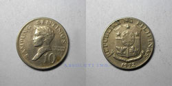 Filipinas 10 centavos 1972