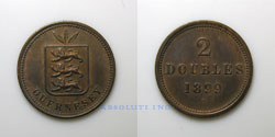 Guernsey 2 Doubles 1899H