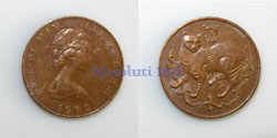 Isla de Man 1 Penny 1980 AC