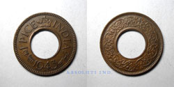 India 1 Pice 1943 