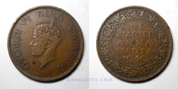 India 1/4 Anna 1940