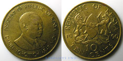 Kenia 10 centavos 1990