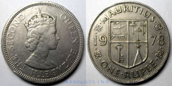 Mauricius 1 Rupia 1978