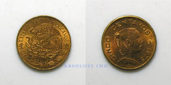 Mexico 5 centavos 1975