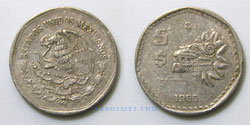 Mexico 5 Pesos 1980