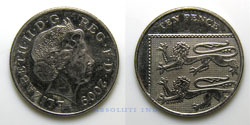 Inglaterra 10 Pence 2009