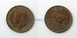 Inglaterra 1 Farthing 1941