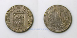 Venezuela 10 centavos 1971