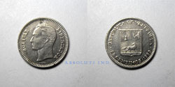 Venezuela 25 centavos 1965