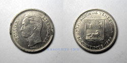 Venezuela 50 centavos 1965